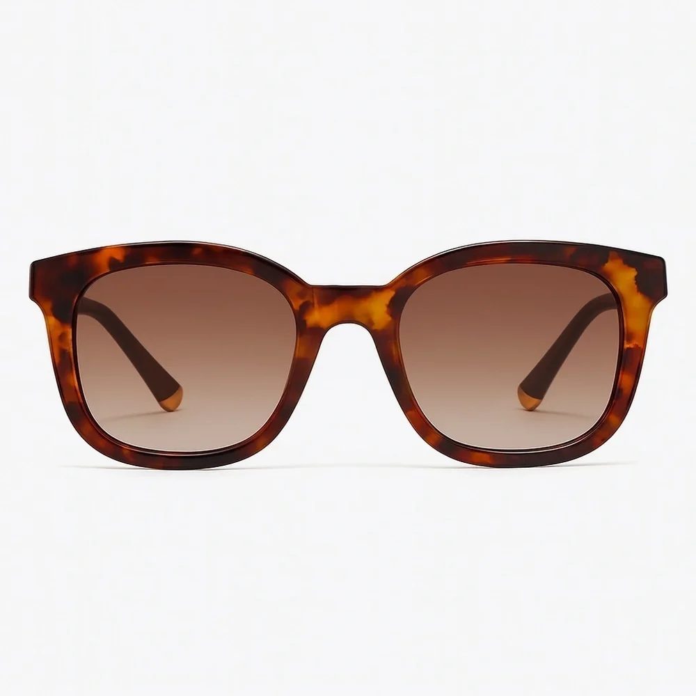 Tortoise Shell Oversized Square Sunglasses